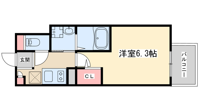 【間取り】 | ハーモニーテラス西中島南方