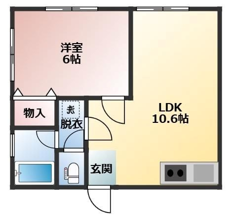 一王山マンションの間取り