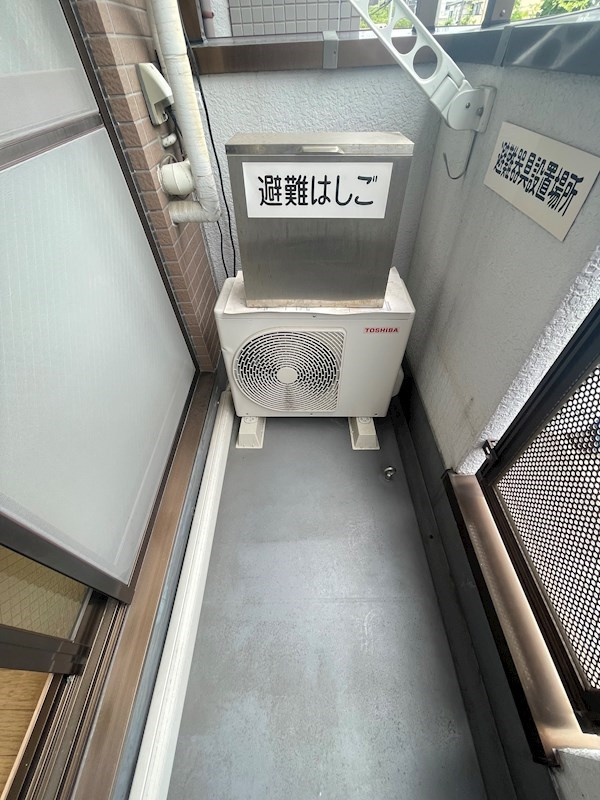 プレステージシモサワのバルコニー|落ち着いた時間を過ごせるバルコニーです