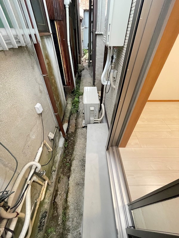 東尻池7住宅No22のバルコニー