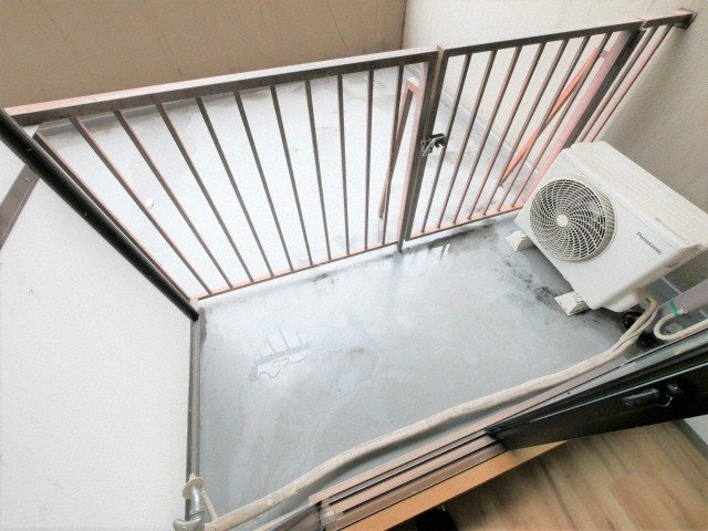 ドエル南本町のバルコニー