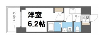 エスリード阿波座プライムコートの間取り