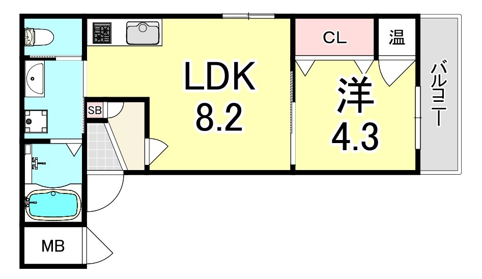GRANDIR塚本の間取り
