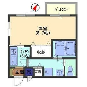カーサ岡本２丁目の間取り