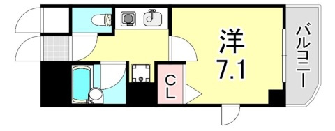 フローラ甲南山手の間取り