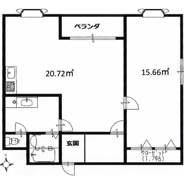 グランドヒル船越の間取り