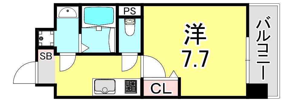 LIVIAZ KOBE CRESTの間取り