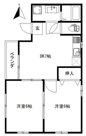 ベルトゥリー板宿　EASTの間取り