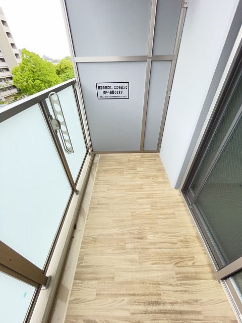 フラクタス尾浜のバルコニー