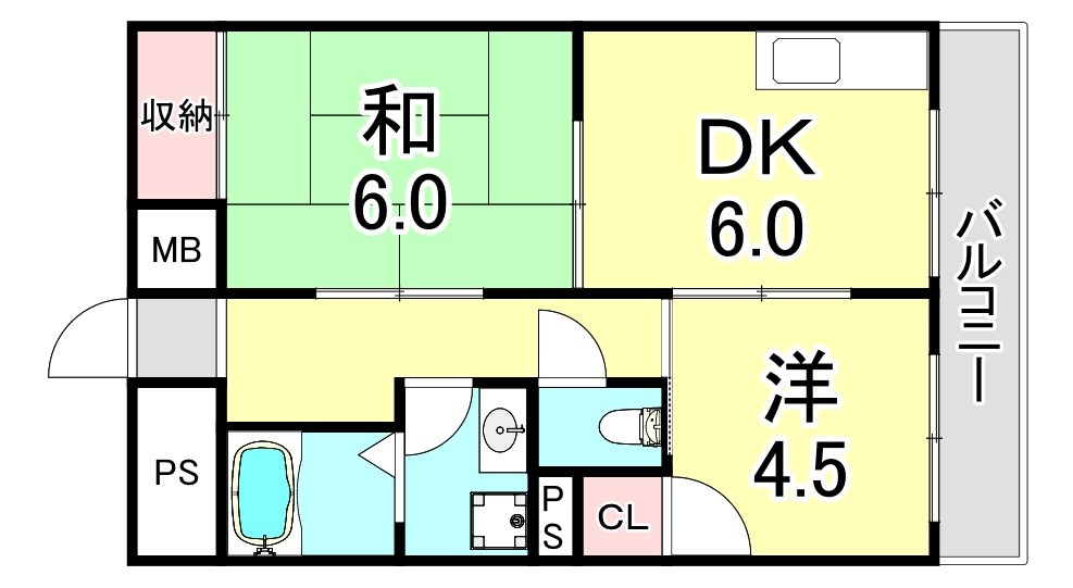 平成マンションの間取り