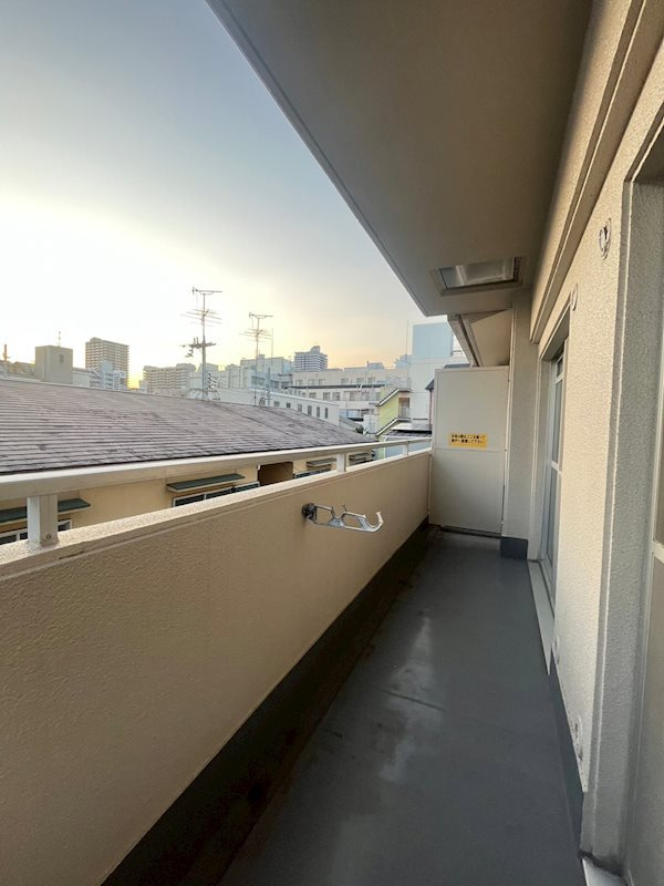 平成マンションのバルコニー