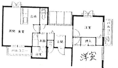 ロイヤル甲東園（上大市2丁目）の間取り