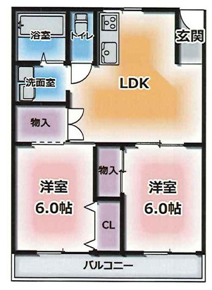 清山荘の間取り