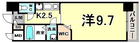 グレンパーク兵庫駅前の間取り