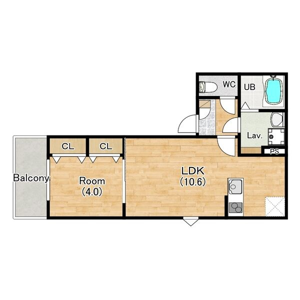 (仮称)ジーメゾン太閤通ヴィータの間取り