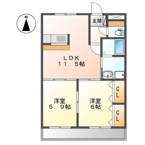 【間取り】 | スノークイン片西