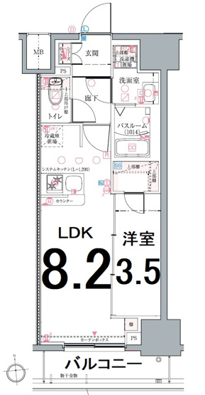 【間取り】 | クレヴィスタ名古屋上前津