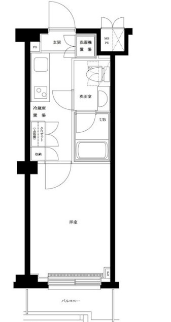 ルーブル下北沢弐番館の間取り