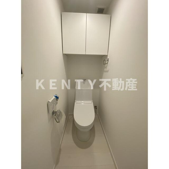 【トイレ】 | フォーラム大森北 | 落ち着いた色調のトイレです