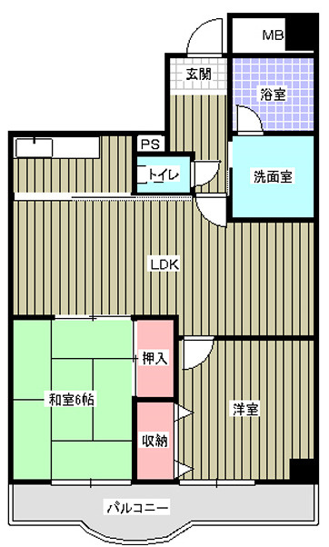 ベルヴェデーレの間取り