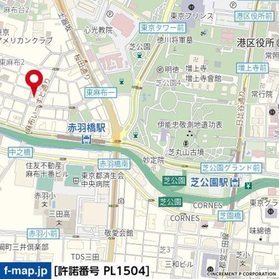 【地図】 | パークウェル麻布