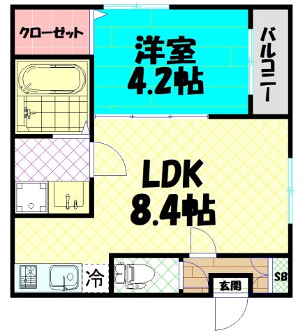【間取り】 | シャンティーハーバー九条