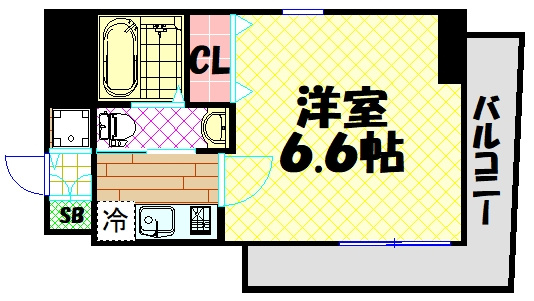 【間取り】 | ラシュレエグゼ夕陽丘