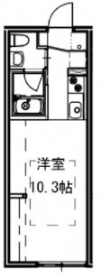 エストレビータ草津Ⅱの間取り
