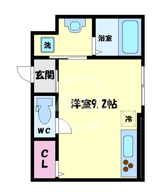 ダイヤモンドフジ鶴橋プラチナの間取り|ダイヤモンドフジ鶴橋プラチナ　間取り