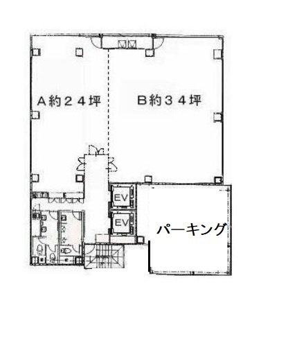 合人社名古屋丸の内ビル【　オフィスおすすめ　】の区画図