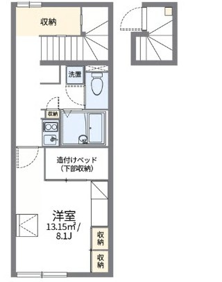 レオパレス小見川の間取り