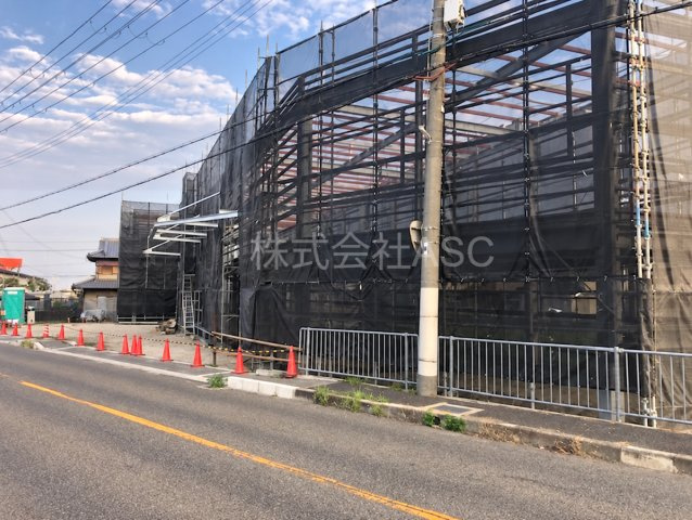和泉市桑原町新築倉庫の外観