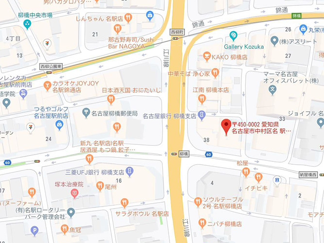 ACN名駅ビルの地図