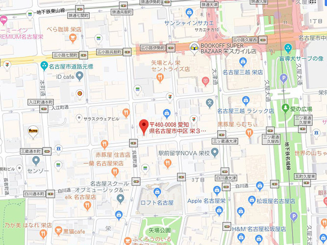 GS栄ビルの地図