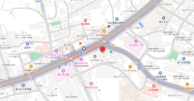 星ヶ丘パークビルの地図