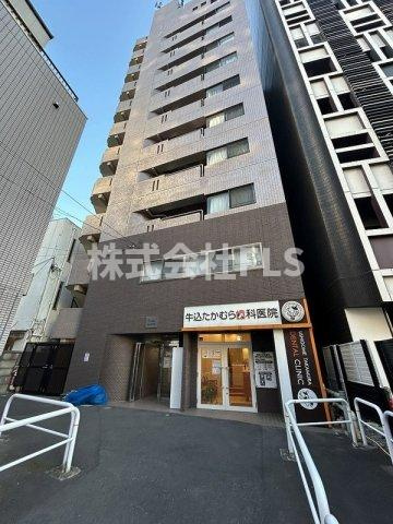 新宿区若松町の賃貸マンションの外観