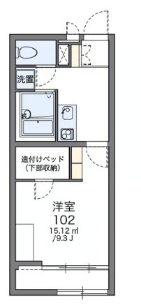 レオパレスドリームの間取り