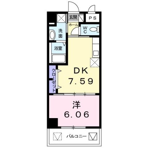 【間取り】 | コーポヤカ・ウエストサイド