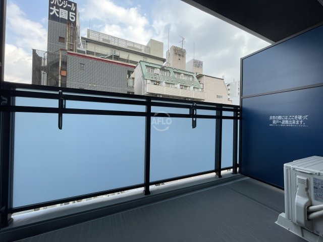S-RESIDENCE難波大国町dominaのバルコニー|S-RESIDENCE難波大国町domina　バルコニー