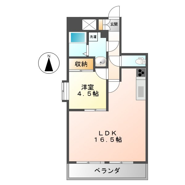 シャンブルナルカワの間取り