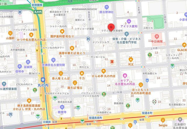 丸の内和波ビルの地図