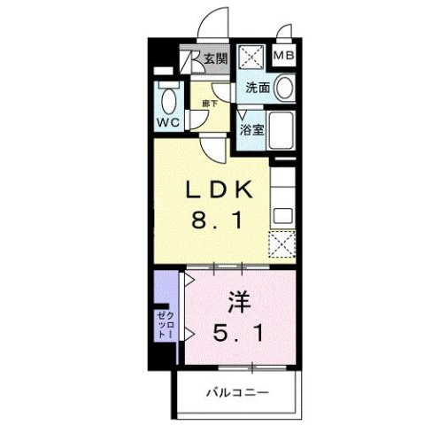 【間取り】 | ファミール開南Ⅱ