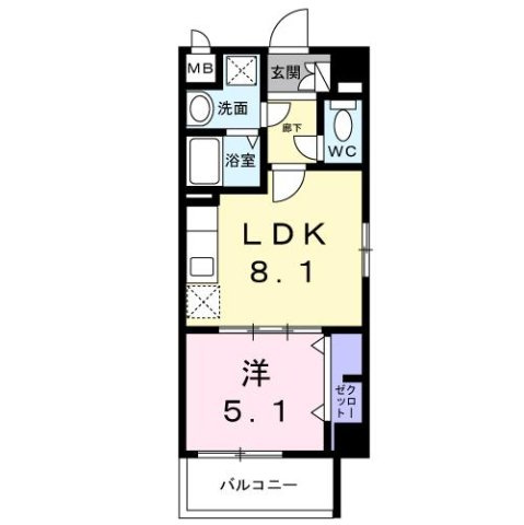 【間取り】 | ファミール開南Ⅱ