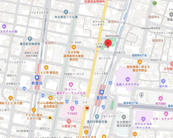 中村ビルの地図