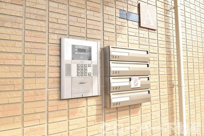 セジュール坂本 Ａ棟のセキュリティ|オートロック・郵便ポスト