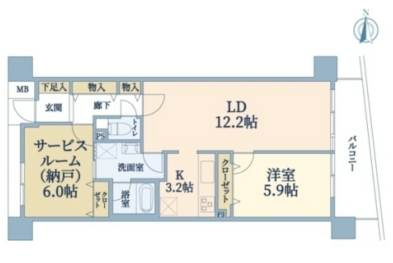 【間取り】 | グラン・コープ東高麗橋