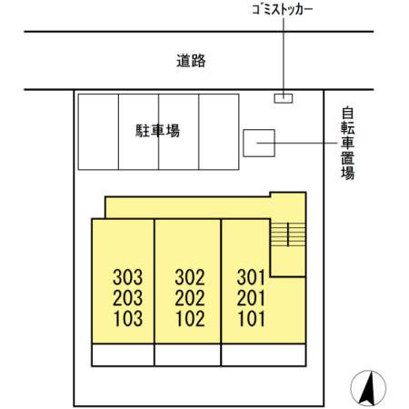 グランツ八瑞仙の区画図