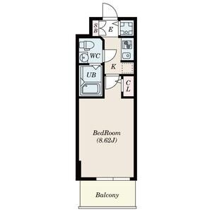 S-RESIDENCE神戸磯上通の間取り