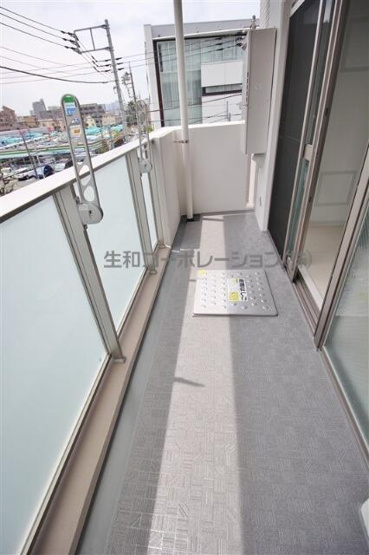 【バルコニー】 | エスティム南六郷 | 開放的で明るい空間を演出してくれるバルコニーです