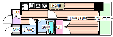 【間取り】 | ラナップスクエア天満プライム